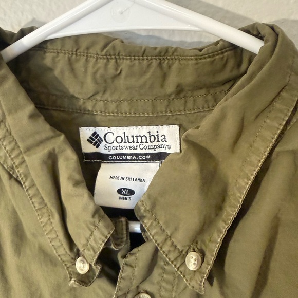 Columbia Pheasants Forever Olive Green Men's Shirt - Picture 2 of 6